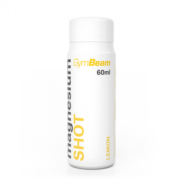 Magnéziový shot - GymBeam, citrón, 60 ml