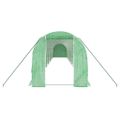 vidaXL Fóliovník s oceľovým rámom zelený 28 m² 14x2x2 m