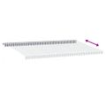 vidaXL Ručne zaťahovacia markíza s LED antracit a biela 600x350 cm