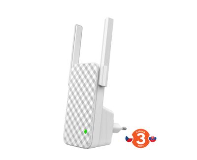 Tenda A9 - WiFi N Range Extender, opakovač 300 Mb/s, WPS, 2x 3 dBi anténa