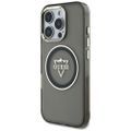 Guess Hardcase MagSafe IML Metal Mountain Logo Case for iPhone 16 Pro 6,3" Black