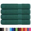 vidaXL Saunové osušky FROGN 4 ks zelené 80x200 cm 360 g/m²