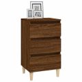 vidaXL Nočný stolík hnedý dub 40x35x70 cm spracované drevo