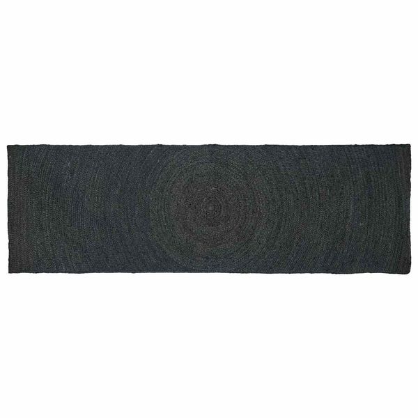 vidaXL Kusové koberce Tmavosivá 80 x 250 cm Juta