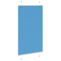 vidaXL Plisovaná roleta modrá 80x150 cm, šírka látky 79,4 cm, polyester
