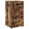 vidaXL Servírovacia skriňa Tmavý dub 40 x 41 x 75 cm Kompozitné drevo