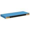 vidaXL Plávajúca nástenná polica, modrá 60x23,5x3,8 cm, MDF
