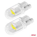 LED STANDARD T10 W5W COB HPC 12V Clear white
