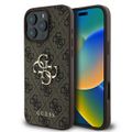 Puzdro Guess pre iPhone 16 Pro 6,3" GUHCP16L4GMGBR 4G Big Logo hnedá