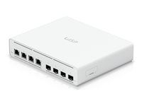 Prepínač - riadený - 4 x 2.5GBase-T + 4 x 10Gb Ethernet SFP+ - desktop, možnosť montáže do rozvádzača, na pripevnenie na stenu - Passive PoE (160 W)