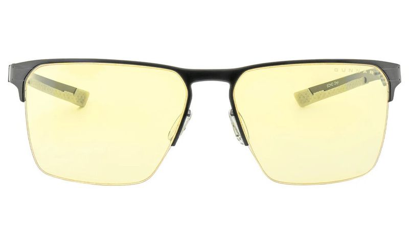 GUNNAR kancelářske/herní brýle ECHO ONYX  jantarová skla BLF 65 GUNNAR focus Brýle, kancelárské, herní, cerné obroucky, jantarová skla