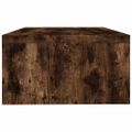 vidaXL Stojan na monitor dymový dub 42x24x13 cm spracované drevo