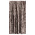 vidaXL Sametové závesy 2 ks Kapučínová 140 x 140 cm Zamat