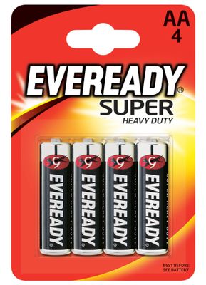 Energizer Eveready Super Heavy Duty AA R6/4 1,5V 4ks 7638900083590