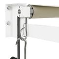 vidaXL Automatická zaťahovacia markíza, krémová 4,5x3 m