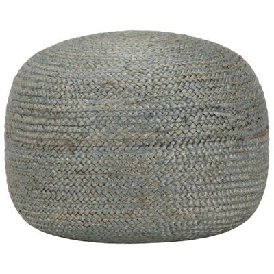 vidaXL Ručne vyrobená taburetka, olivovo zelená 45x30 cm, juta