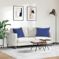 vidaXL Vankúše na pohovku 2 pcs Policajná modrá 70 x 50 cm