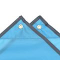 vidaXL Pončo do dažďa s kapucňou dizajn 2 v 1 modré 223x145 cm