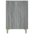 vidaXL Stôl sivý dub sonoma 140x50x75 cm spracované drevo