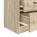 vidaXL Nočný stolík Dub sonoma 43 x 34,5 x 44,5 cm Kompozitné drevo