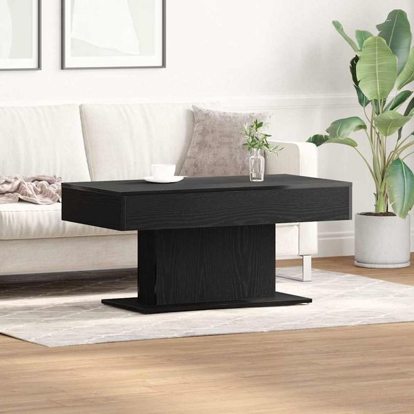 vidaXL Konferenčný stolík Čierny dub 96 x 50 x 45 cm Kompozitné drevo