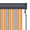 vidaXL Vonkajšia zatemňovacia roleta 100x250 cm žltá a modrá