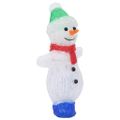 vidaXL LED vianočná akrylová figúrka snehuliaka exteriér aj interiér 30 cm