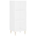 vidaXL Komoda biela 34,5x32,5x90 cm kompozitné drevo