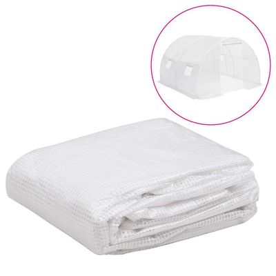vidaXL Náhradná plachta na skleník (9 m²) 3x3x2 m, priehľadná