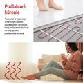 Podlahový programovateľný drôtový WiFi GoSmart termostat P56S01F