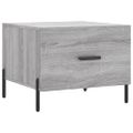 vidaXL Konferenčné stolíky 2ks sivé sonoma 50x50x40cm kompozitné drevo