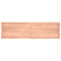 vidaXL Stolová doska bledohnedá 180x50x(2-6) cm ošetrený masívny dub