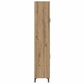 vidaXL Highboard Remeselný dub 69,5 x 34 x 180 cm Kompozitné drevo