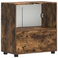 vidaXL Set kabinetov do kúpeľne TULUM Dymová dub 60 x 34 x 63 cm