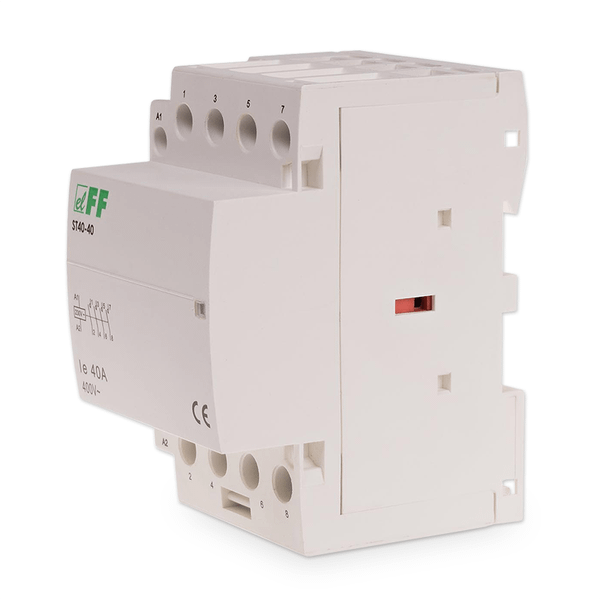 Stykač F&F ST40-40 3F 40A, 4xNO, 230V, na DIN lištu