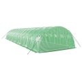 vidaXL Fóliovník s oceľovým rámom zelený 56 m² 14x4x2 m