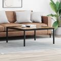 vidaXL Konferenčný stolík Dymová dub 100 x 100 x 45 cm