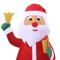 vidaXL Vianočný Santa Claus 200 LED Teplá biela 100 x 180 cm Látka