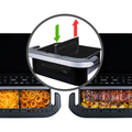 TESLA AirCook DualHeat QD575 XXL - multifunkčná duálna digitálna horúcovzdušná fritéza - rozbalené