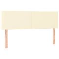 vidaXL Boxspring posteľ s matracom krémová 140x190 cm umelá koža