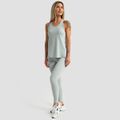 Dámske tielko Limitless Eucalypt - GymBeam, veľkosť S, veľkosť oblečenia S, 48% cotton, 47% viscose, 5% elastane