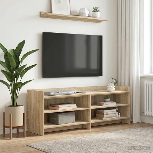 vidaXL TV skrinka 135 x 33 x 47 cm Dub sonoma Kompozitné drevo
