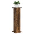 vidaXL Stojan na rastliny Dymový dub 30,5 x 30 x 100,5 cm