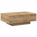 vidaXL Konferenčný stolík dub artisan 90x60x31 cm kompozitné drevo