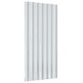 vidaXL Strešné panely 12 ks pozinkovaná oceľ zelená 80x36 cm