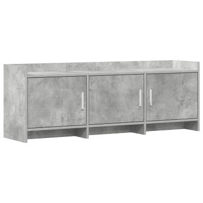 vidaXL TV skrinka 130 x 33 x 47 cm Betónovo sivá Kompozitné drevo
