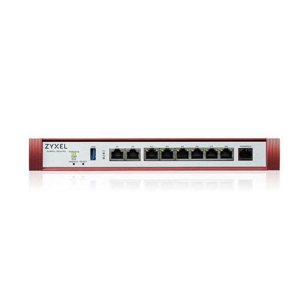 ZYXEL USG Flex 200H, 2*2.5Gig., 6*1G, USB, PoE, 1 dev.