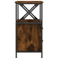 vidaXL Nočný stolík dymový dub 34x35,5x70 cm spracované drevo