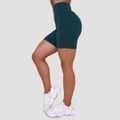 Dámske šortky Ignite Dark Green - GymBeam, veľkosť L, veľkosť oblečenia L