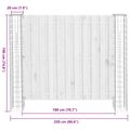 vidaXL Stĺp na plot. 2 ks 20 x 20 x 190 cm Kov Strieborná